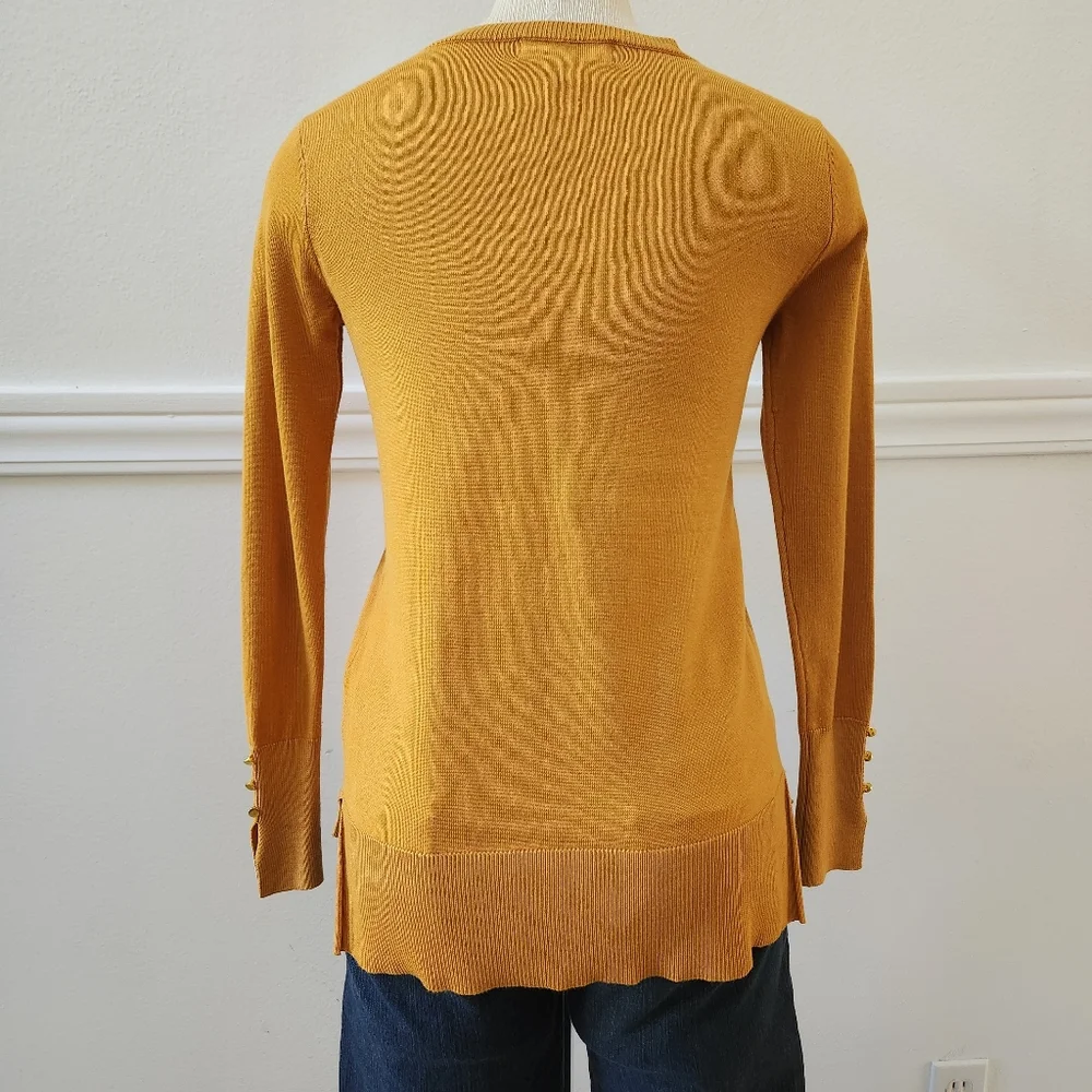 Philosophy Crew Neck Sweater W/rivet Button - Picture 13 of 13